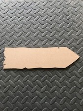 5 x Wooden MDF Arrows Plain