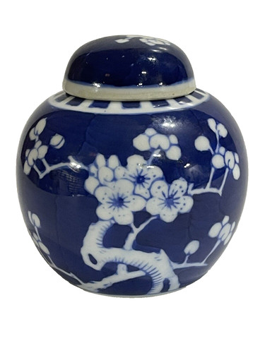 Vintage chinese blue white - blue, &