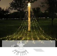 3,5m Weihnachtsbaum Lichterkette mit 5M Long Cable with Christmas Tree Lights St