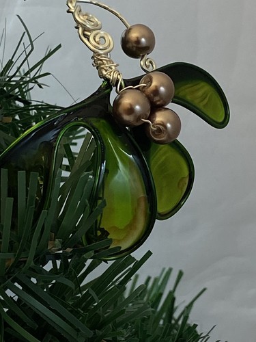 Unusual handmade green xmas - handmade,