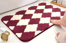 Non Slip Bath Mat Bathroom Rug Water Absorbent New In Bag