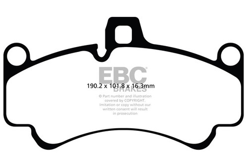 Ebc redstuff front pads - ebc,