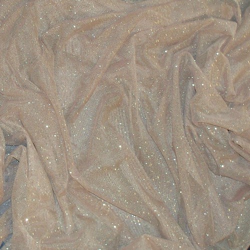 Tan flesh skin silver glitter - tan,