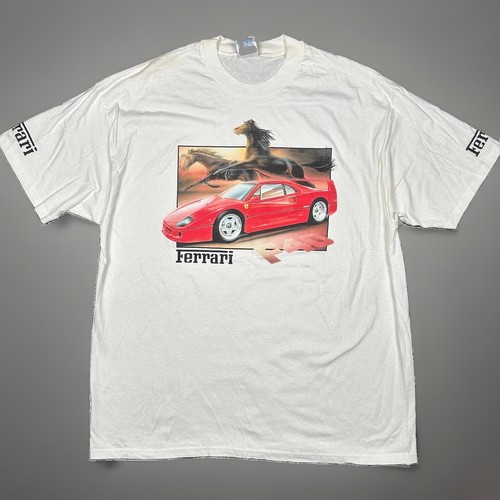 Vintage ferrari f40 shirt - vintage, t