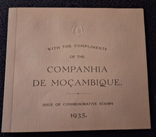 Mozambique Company official issue 1935 Air Mail stamps in booklet. Company Seal.