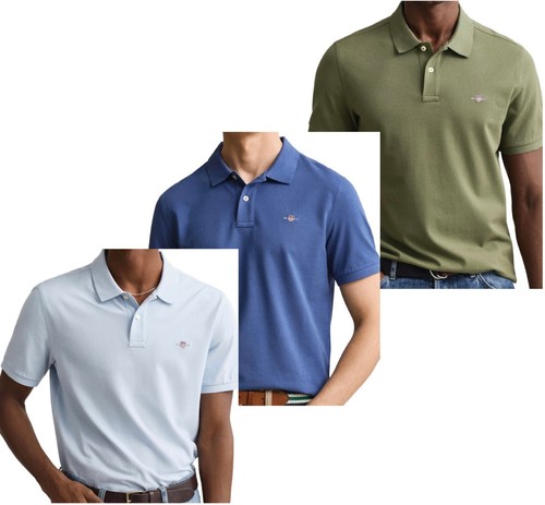 Men gant short sleeve brand - gant,