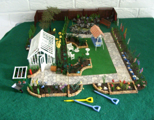 Britains floral garden vintage - garden,