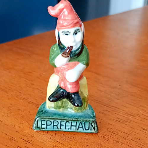 Ceramic figurine leprechaun - ceramic, figurine.