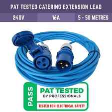 PAT TESTED ICE CREAM VAN OR CATERING VAN CHARGER LEAD REFRIGERATION VAN BLUE