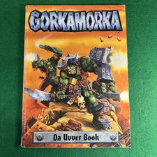 Warhammer 40K Gorkamorka Da Uvver Book Rulebook Games Workshop 1990s Ork Orks 🟡