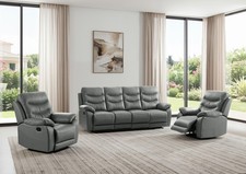 DARK GREY Italian Leather 4