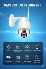 Outdoor Wi-Fi Security PTZ Camera 1080P IP Camera Model C-P05 , £32