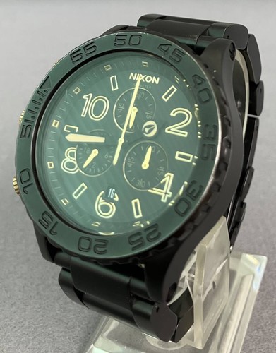 Nixon chrono black gold - 42-20,