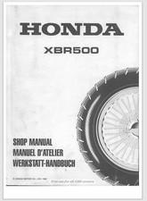1985 Honda XBR500 Service Shop