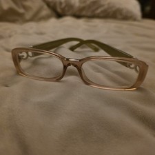 Vtg D&G Dolce & Gabanna Ladies Eye glasses Frames  DG3083 Pink Pearl Silver Logo