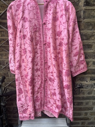 Stunning silk crewel - silk,
