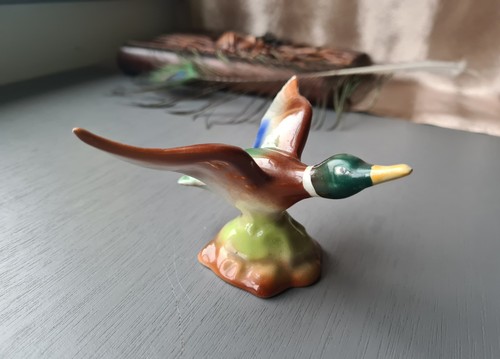 Vintage small mallard - mallard, duck
