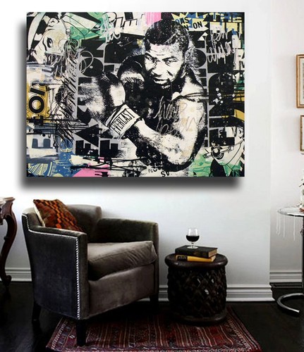 Banksy mike tyson street - banksy,