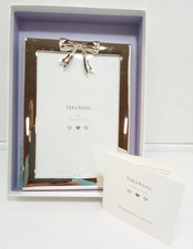 Vera Wang Wedgwood Photo Frame 4x6 Silver Plated Bow Boxed
