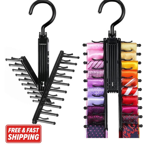 360 rotating tie rack - 360, hanger