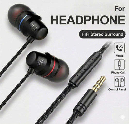 Earphones wired headphones - wired,