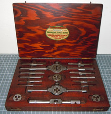 Vintage Whitworth Tap & Die Set by LAL Ltd - 1/8" to 3/8" - Made in England