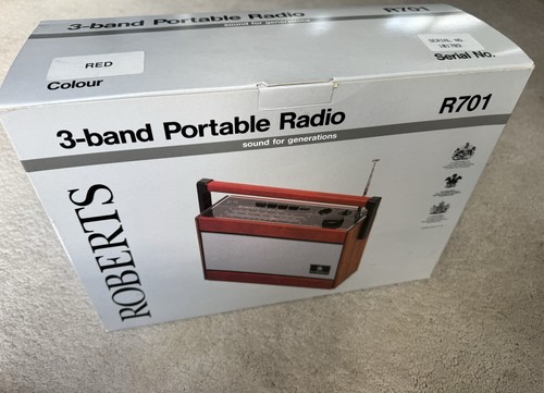 Roberts radio r701 red boxed - red, 3