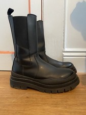 Wills Vegan Shoes Track Sole Chelsea Mid Height Boots Black 41 Claudia Traitors