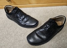 JOSEPH SEIBEL MENS BLACK LEATHER LACE UP SHOES SIZE UK13 - BARELY WORN