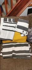STRIPED BLACK AND WHITE DUVET