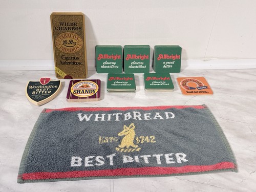 Vintage beer mats - beer, pieces