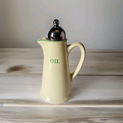 Vintage ceramic oil dispenser - vintage,