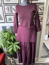 Zara Burgundy Coord Set Top