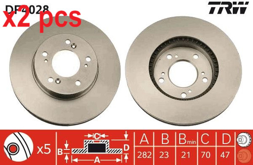 Pcs sides df4028 brake - pcs,