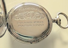 Antique Omega Grand Prix Paris 1900 0.800 Silver Pocket Watch Spares and repairs