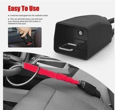 Seat Belt Lock Steering Wheel Lock Car Security Anti-Theft Device