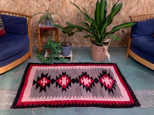 Genuine 1920 1930 navajo kilim - navajo,