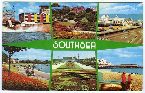 1980s postcard hovercraft - postcard,