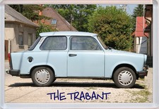 Trabant Motor Car - Jumbo Fridge Magnet - Gift