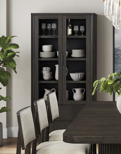 Contemporary style wood dining - wood,
