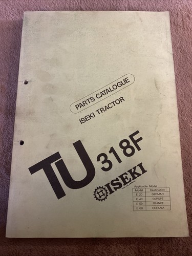 Iseki tractor tu318f parts - iseki,