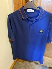 Stone Island Polo Shirt Size Large Slim Fit