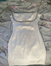 white satin mini dress oh