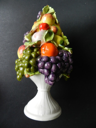 Majolica fruit tree centre - tree',