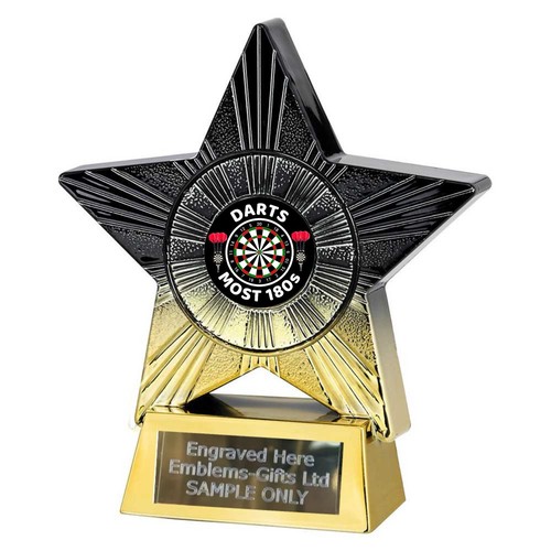 Darts most 180s - darts, award