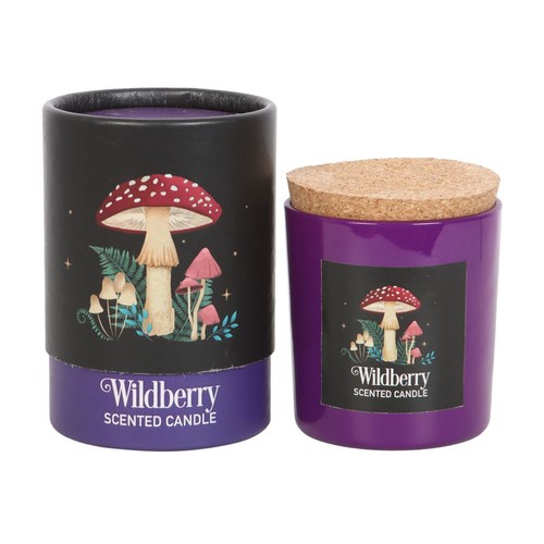 Wildberry scented candle - scented, in