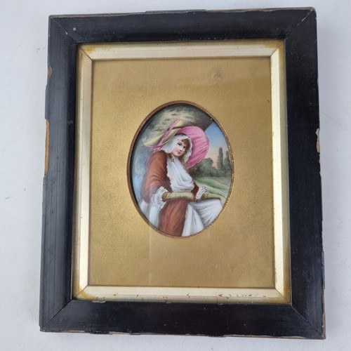 Antique painted porcelain - antique,