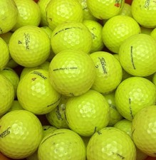 12 x Titleist Pro V1 / Pro V1x Yellow Golf Balls Mix - Grade B