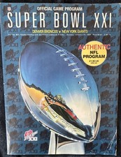 Super Bowl XXI 21 AUTHENTIC