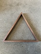 Vintage Pool / Snooker Wooden Triangle Ball Rack